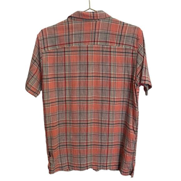 Patagonia Organic Cotton Plaid Short Sleeves Button Down Shirt S - Picture 6 of 6